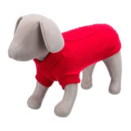 Trixie Stickad Pullover För Hunddesign Kenton Röd